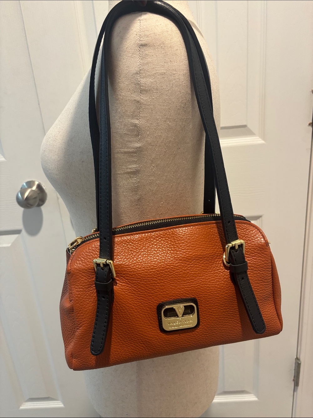 Valentina tradizione italiana purse burnt orange cross body or shoulder purse